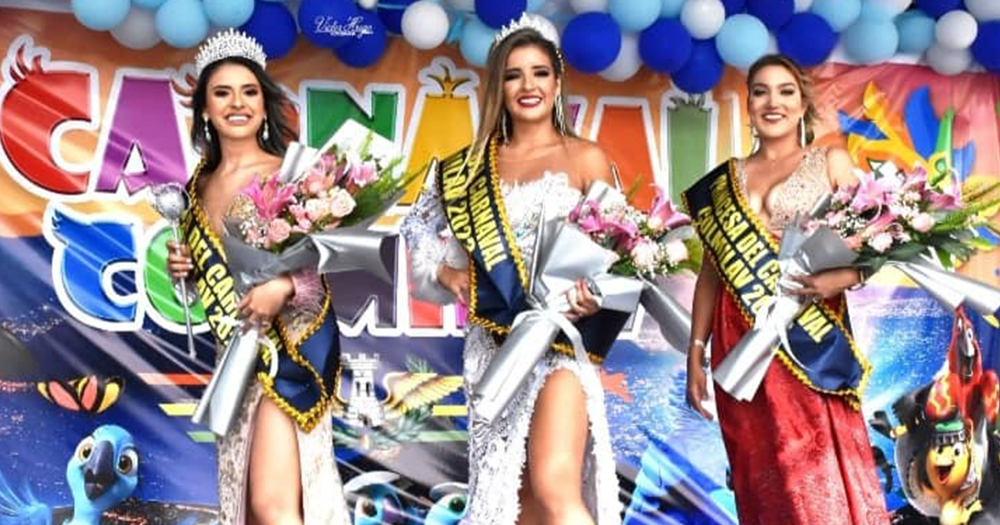 Romina Baldivieso Virreina del Carnaval Colmilav 2023 (Foto: GAMM)