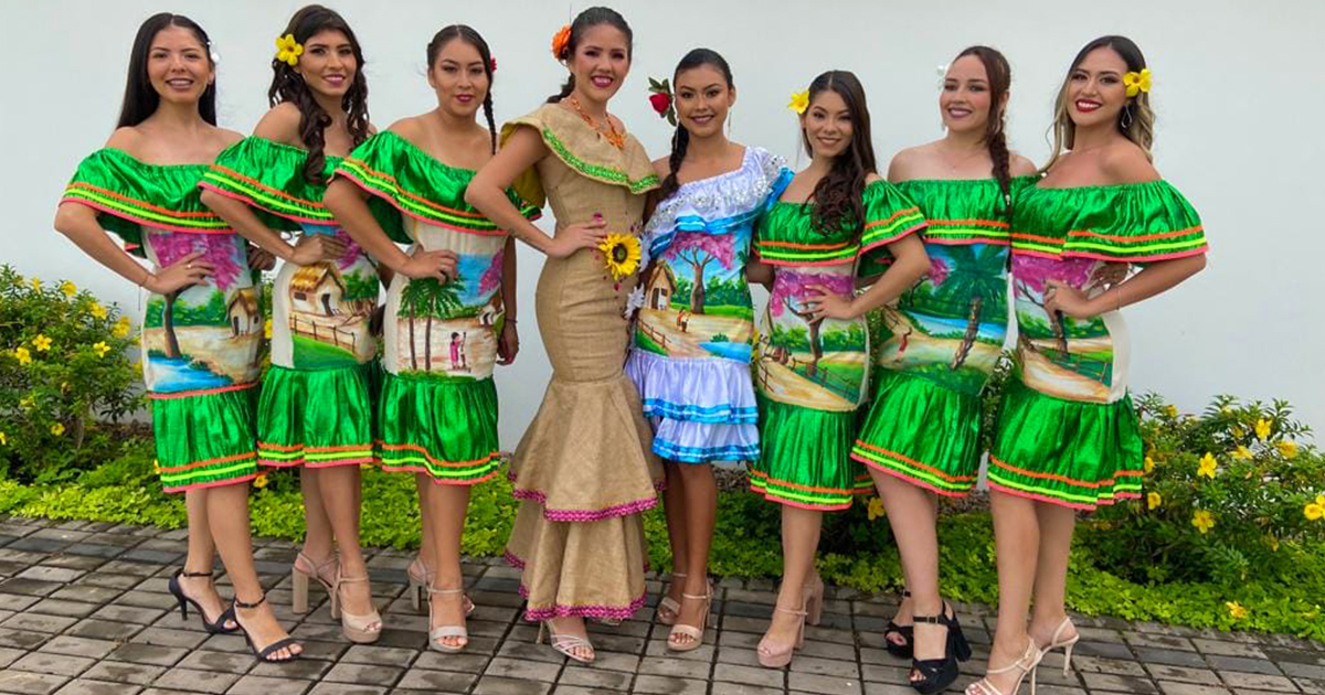 Candidatas a Miss, Señorita y Reina Cotoca 2023 (Foto: Pedro Pablo Rocha)