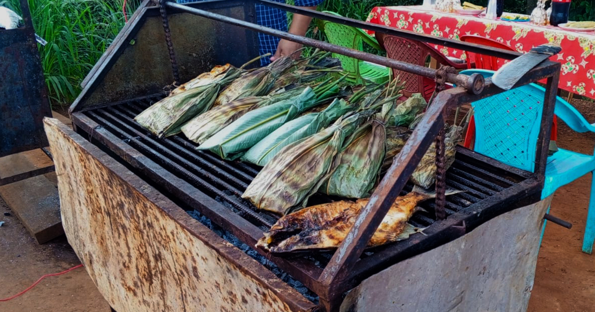 El dunucuabi, el pescado beniano a la brasa (Foto: GAMR)