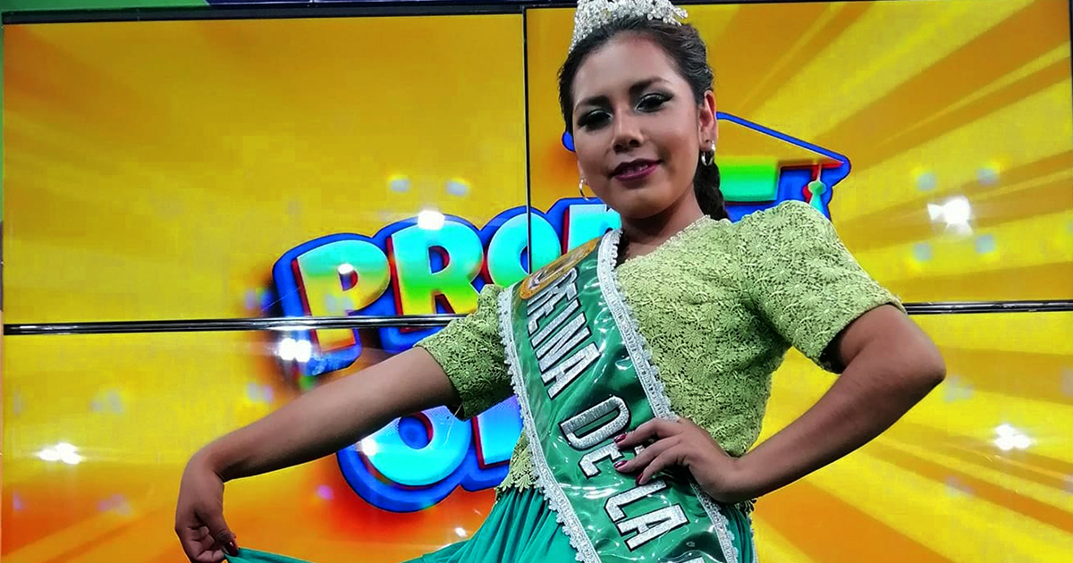 Nelly Canaviri, Reina de la Manzana 2023 (Foto: Promo Only Cbba)