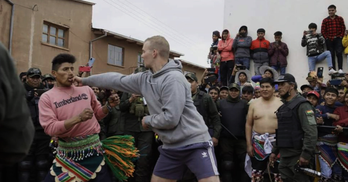 Turista polaco en tinku, Macha (Foto José Quiñones) 