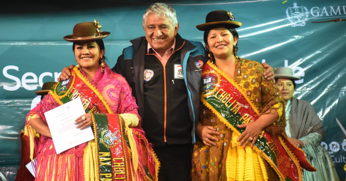 Cholitas Paceña y Kurmi 2023 (Foto: GAMLP)