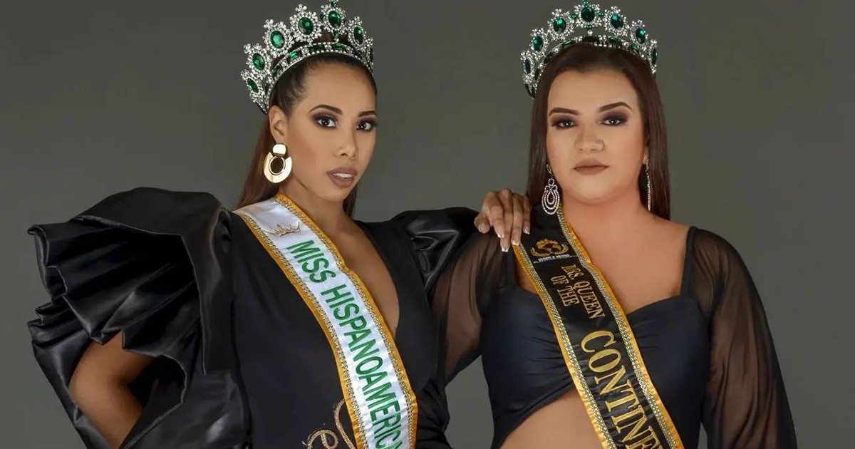 Helen Ulloa y Yanet Escalante, Miss Hispanoamérica 2023 (Foto: Divas Souza/MMHI)