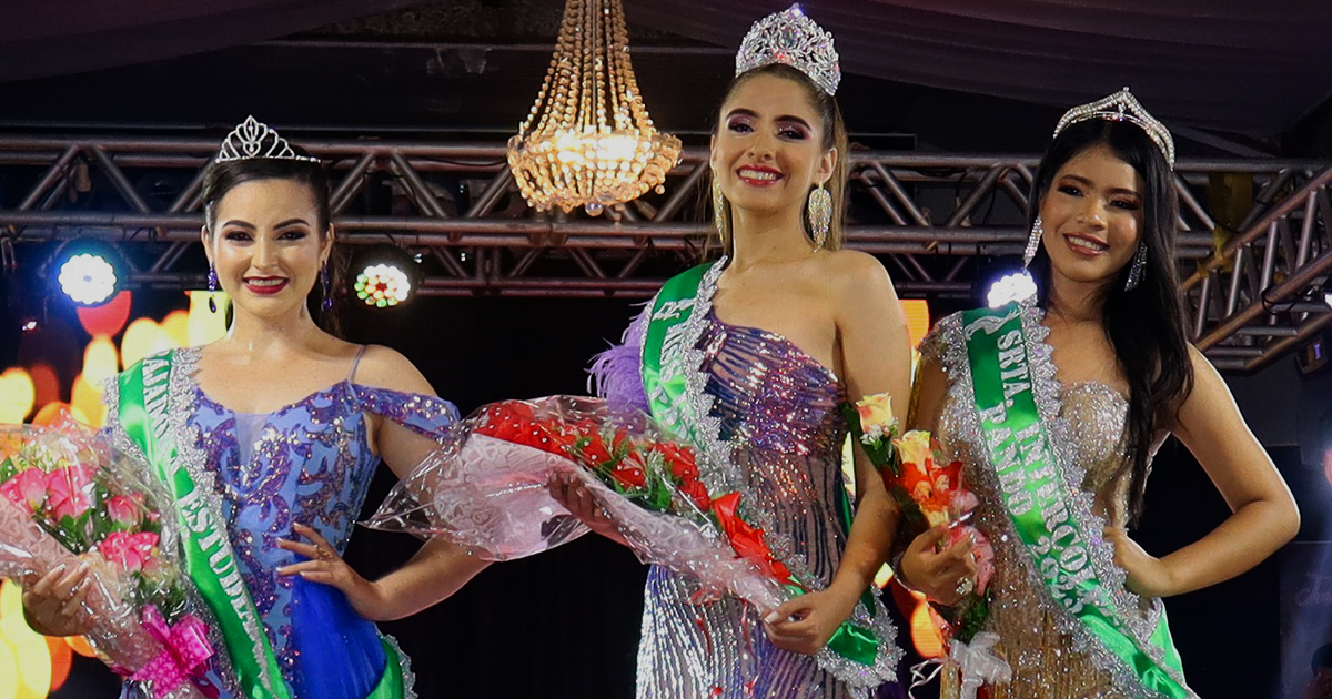 Ganadoras Miss Intercolegial Pando 2023 (Foto: J.P.)