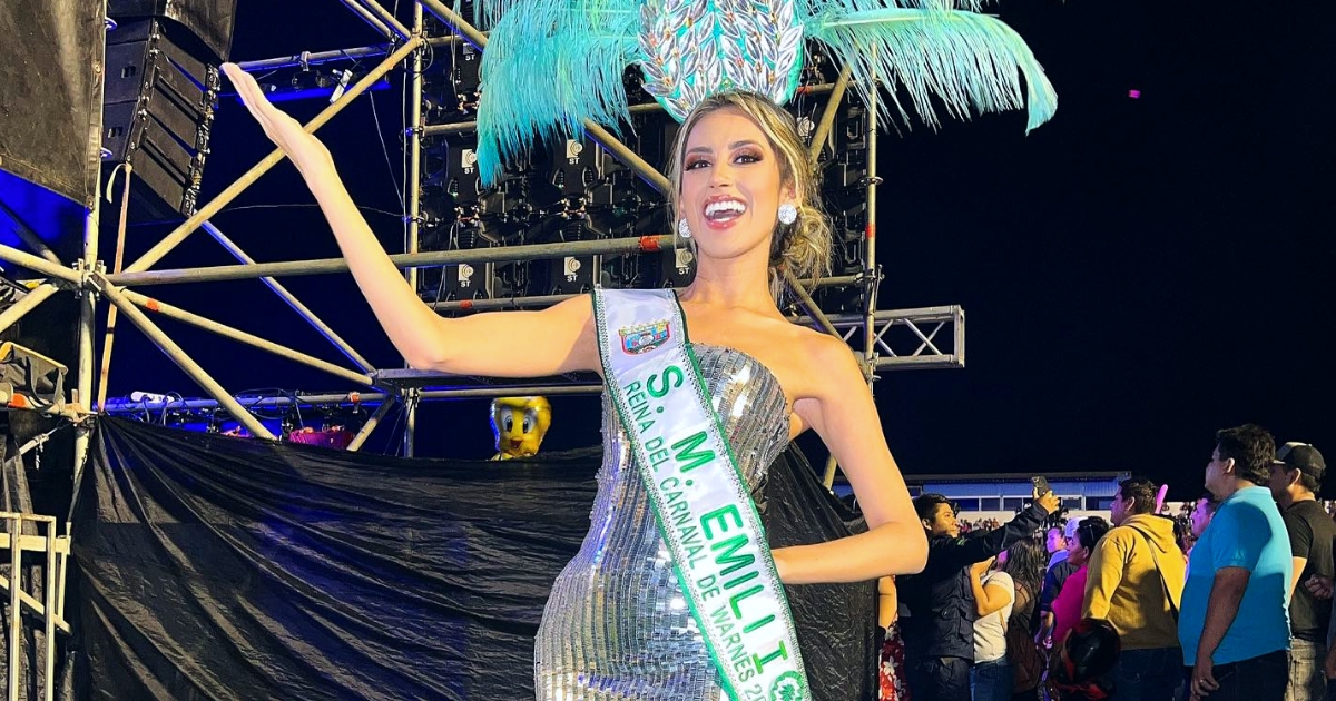 Emili l, Reina Carnaval Warneño 2024 (Foto: Bacanes) 