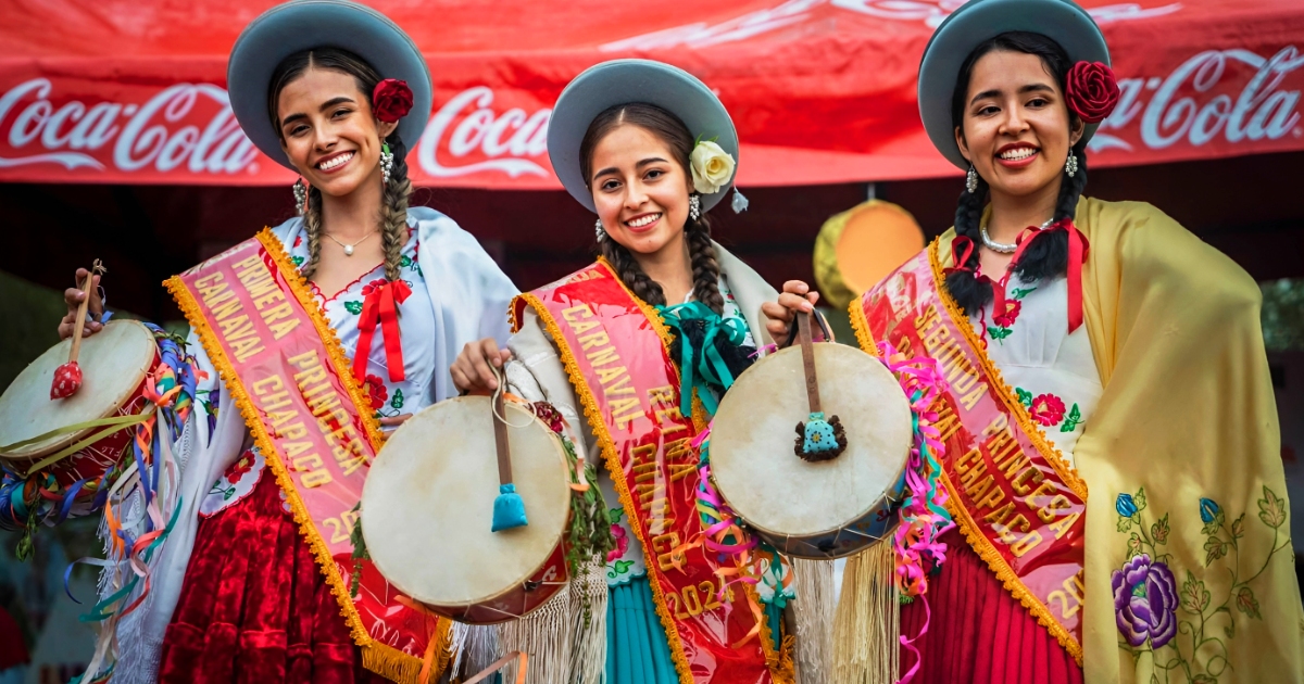 Soberanas del Carnaval Chapaco Rural 2024 (Foto: DMTCT) 