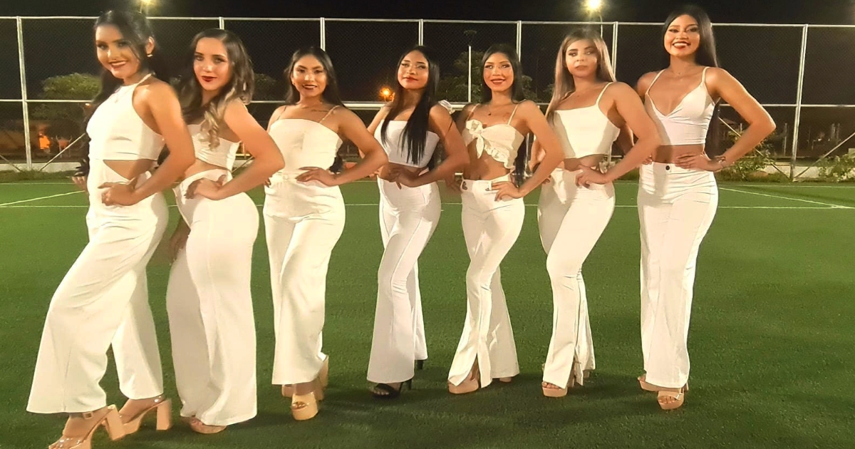 Candidatas a Miss Nuevo Palmar (Foto: RRSS)