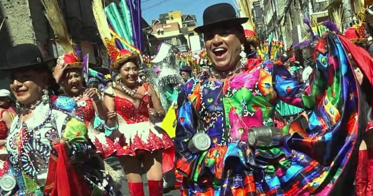 Bloque de la Morenada Rosas de Viacha (Foto: Mediabol)