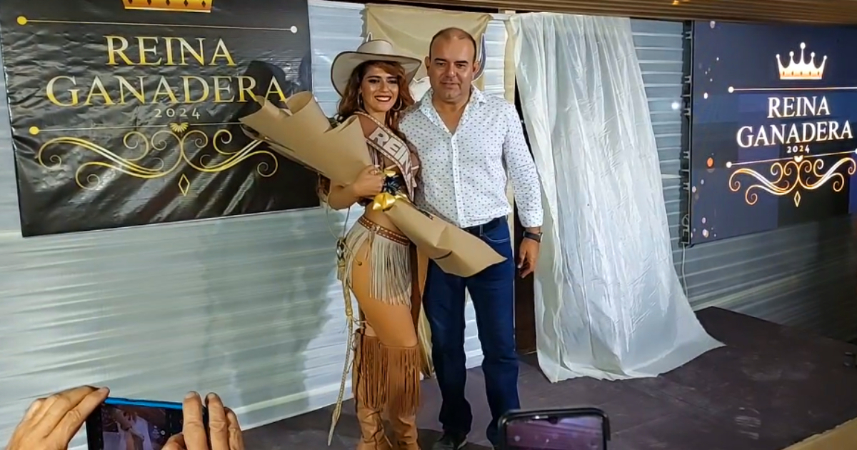 Carla Rodríguez, Reina Ganadera Yacuma 2024 (Foto: Captura)