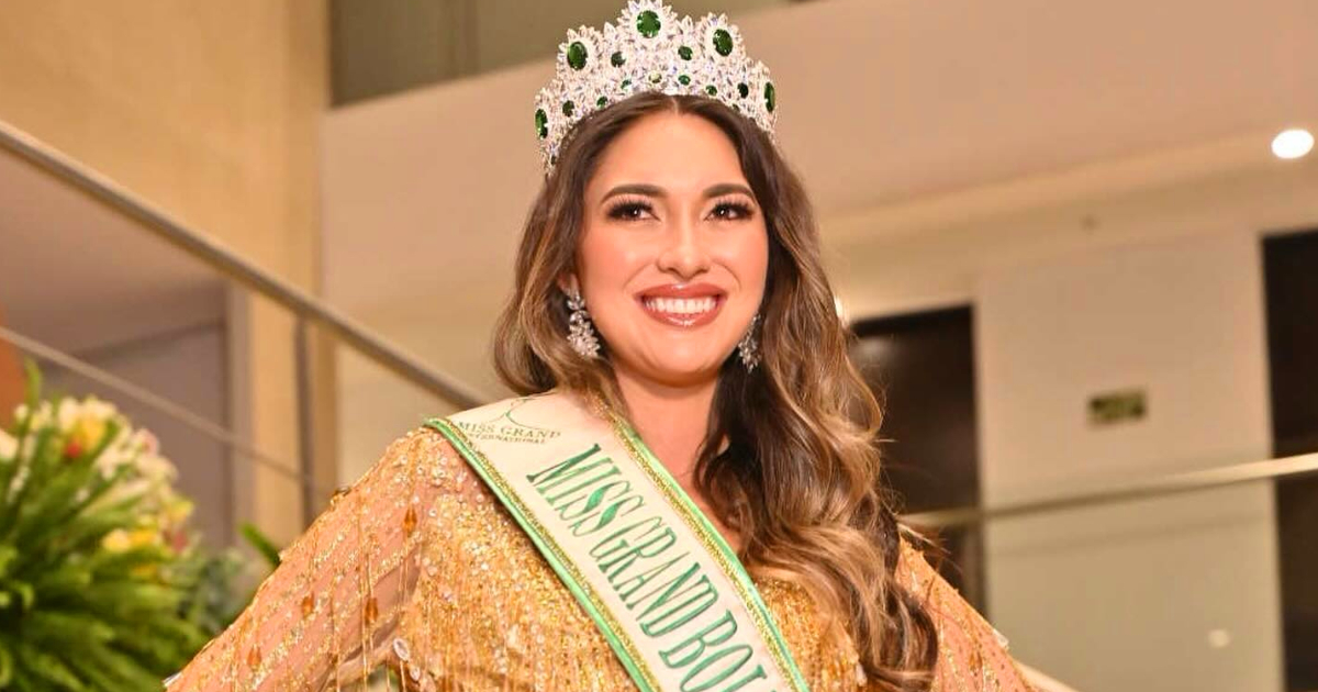 Carolina Granier, Miss Bolivia Grand (Foto: David Condori)