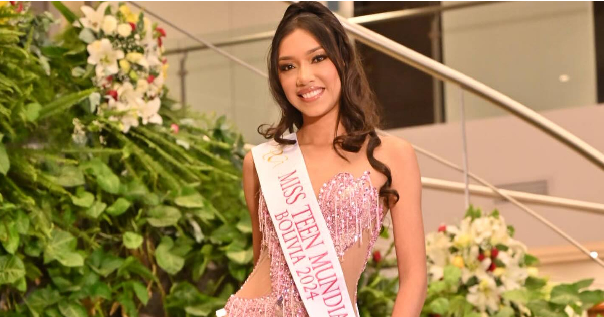 Daniela Cabrera, Miss Bolivia Teen Mundial (Foto: David Condori) 