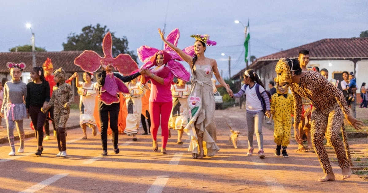 Escenificación del Festival de la Orquídea 2023 (Foto: Cepad) 