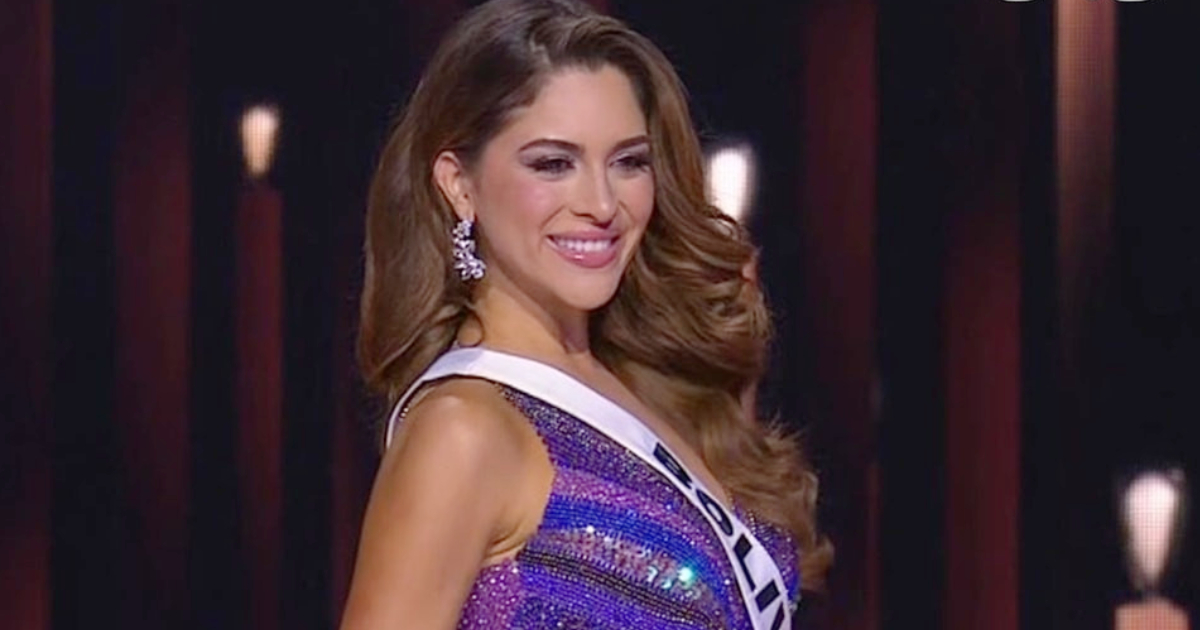 Juliana Barrientos en el Miss Universo (Foto: Captura) 