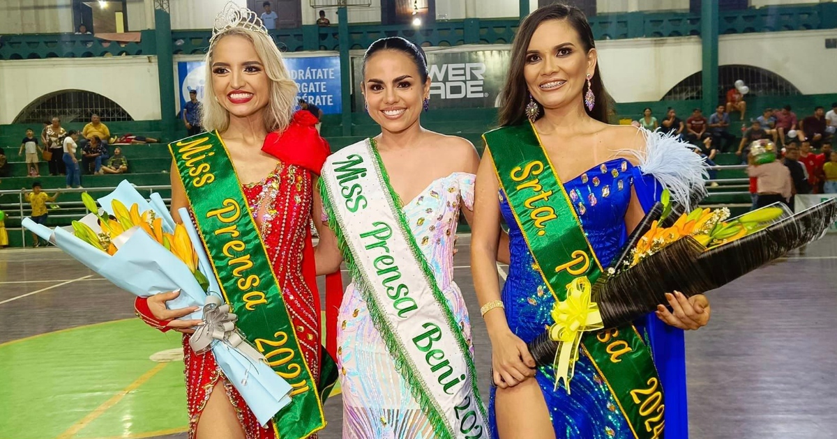 Miss y Señorita Prensa Beni 2024 (Foto: JC Noticias Trinidad)