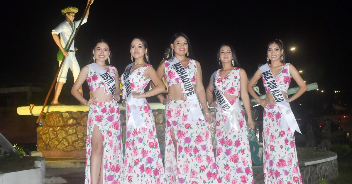 Candidatas al Miss Rurrenabaque 2025 (Foto: GAMR)