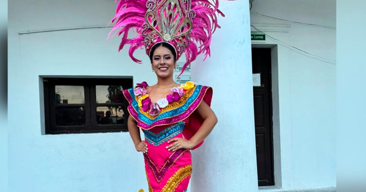 Yamile Cabalcanty, Reina del Carnaval Puerto Quijarro (Foto: Red Uno)