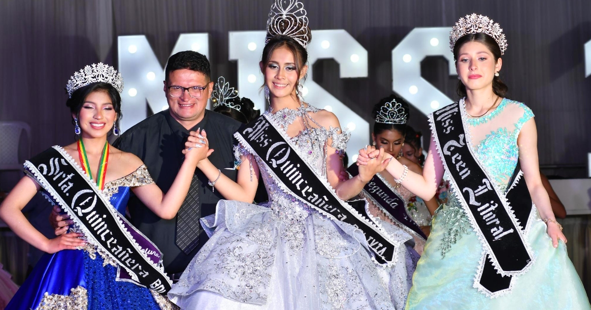 Ganadoras Miss Quinceañera Bolivia (Foto: Amilkar Flores)