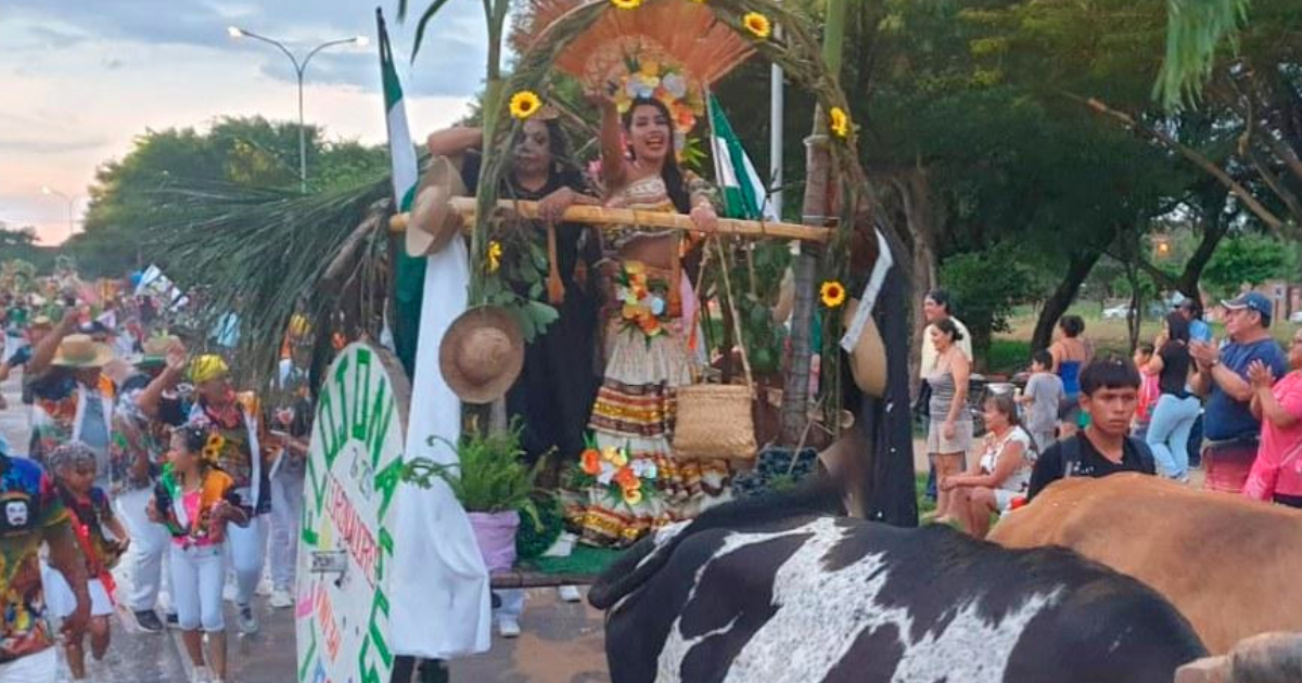 Carretón en el Corso de las Ciudadelas (Foto: Unitel) 