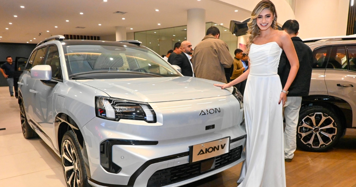 Presentación del Aion V en Santa Cruz (Foto: Gentileza) 