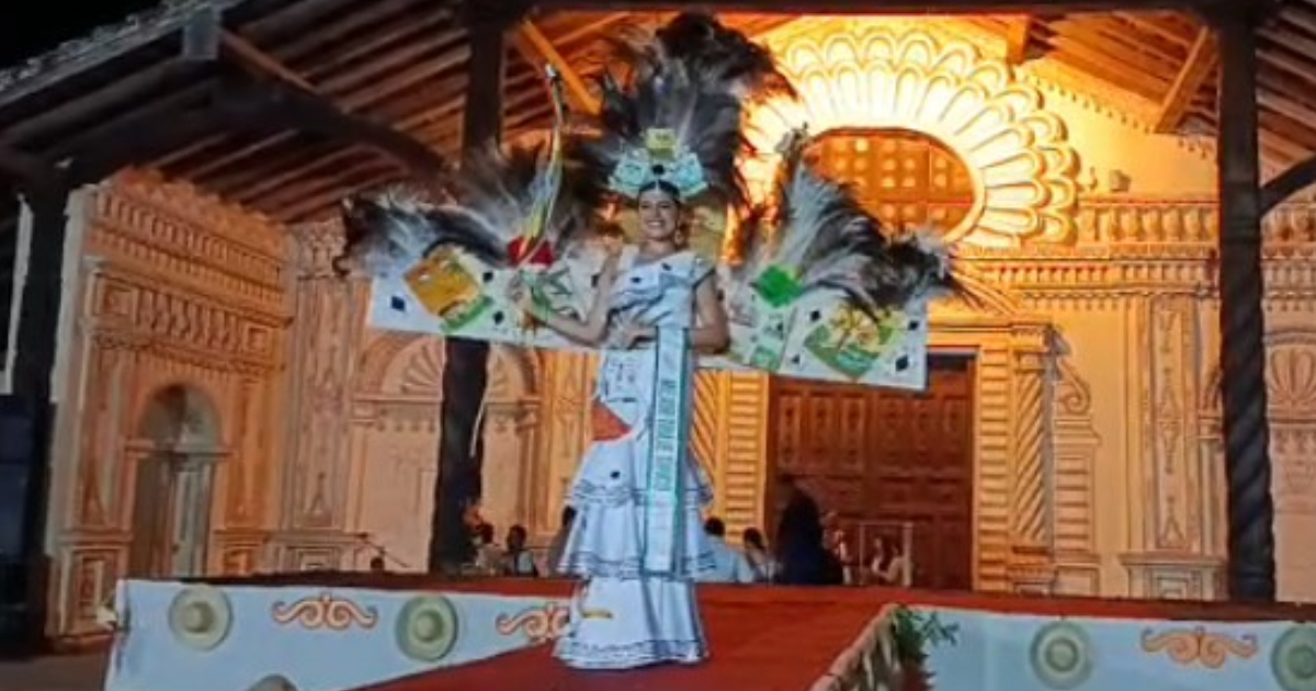 Ganadora del título previo del Mejor Traje Típico (Foto: GAMSJ) 