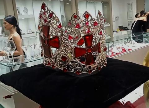 Corona de la Reina Hispanoamericana 2022 (Foto: Captura Mediabol)