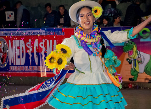 Jennifer Costas, Reina del Corso Departamental Ciudad de Plata 2023 (Foto: GADP)