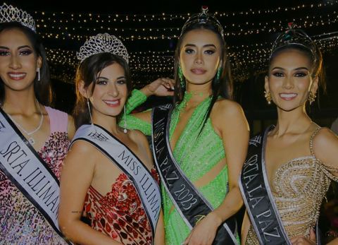 Ganadoras del Miss La Paz 2023 (Foto: Miss La Paz PG)