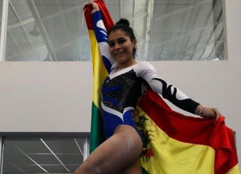 Stephanie Ortiz Zabala, gimnasta boliviana (Foto: Stephanie Ortiz)