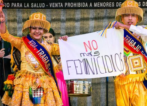 Estudiantes bailarines de la UMSA (Foto: CC-UMSA)