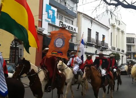 Cabalgata al santuario de Chaguaya (Foto: Archivo)