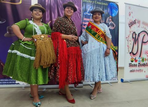 Presentación Cholita Pluricultural 2023 (Foto: B.A.)