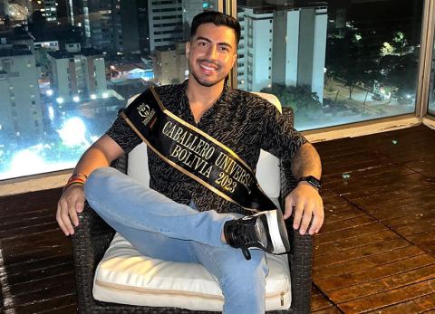 Aiden Vaca, Caballero Universal Bolivia 2023 (Foto: P.G.)