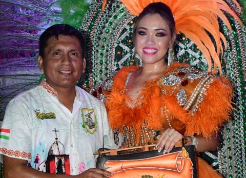 Sara Barba, Reina del Carnaval Pailoneño 2024 (Foto: P.Ch.)