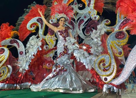 Cecilia Rojas, Reina del Carnaval Trinitario 2024 (Foto: C.R.P.)