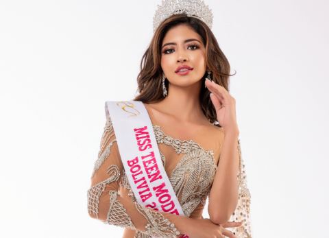 Karla Leverenz, Miss Teen Bolivia 2023 (Foto: David Condori)