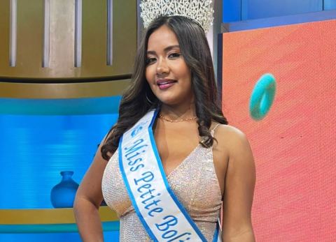 Margarita Bravo, Miss Petite Bolivia 2024 (Foto: Red Uno)