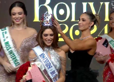 Coronación Miss Bolivia 2024, Juliana Barrientos (Foto: Captura)