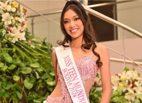 Daniela Cabrera, Miss Bolivia Teen Mundial (Foto: David Condori) 