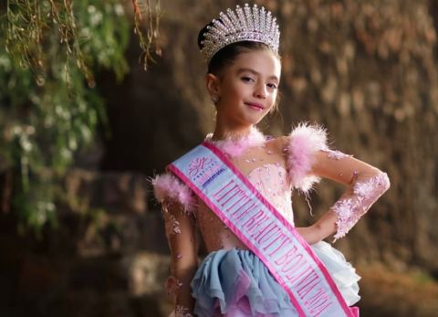 Emilia Díaz, Little Beauty Bolivia 2024 (Foto: RRSS)