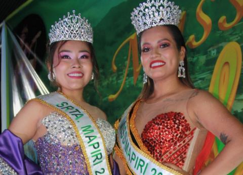 Susan Yarari  y Katerin Guachalla (Foto: Pancho Justiniano)