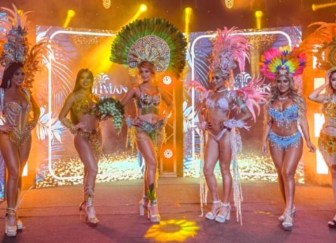 Candidatas Miss Bolivian Tropic 2024 (Foto: Ame-Tauná tv)