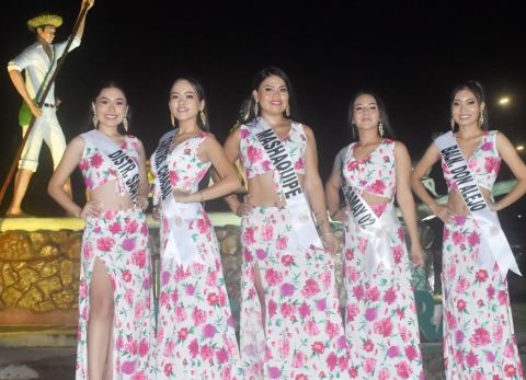 Candidatas al Miss Rurrenabaque 2025 (Foto: GAMR)