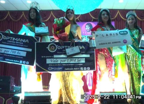 Elección de las soberanas del Carnaval Alteño 2025 