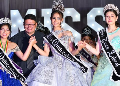 Ganadoras Miss Quinceañera Bolivia (Foto: Amilkar Flores)