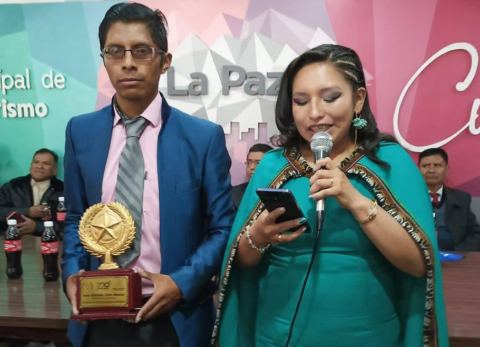 Presentación Galardón a la Excelencia Boliviana (Foto: Gentileza)