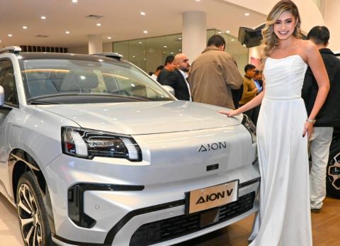 Presentación del Aion V en Santa Cruz (Foto: Gentileza) 