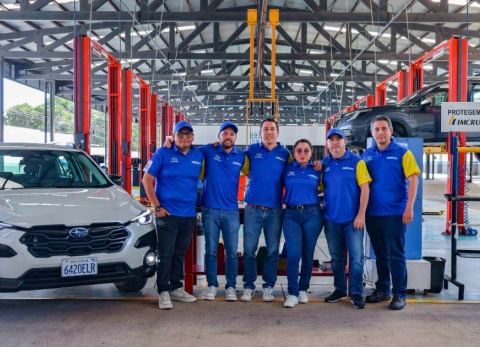 Familia "subarista" en el Subaru Day (Foto: Gentileza) 