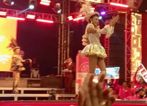 Candidatas Predilecta Carnaval de Oruro 2026 (Foto: Captura)