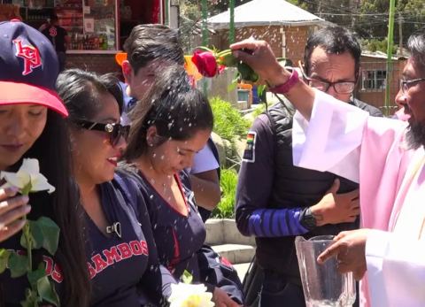 Acción de gracias de los Sambos Illimani (Foto: Mediabol) 