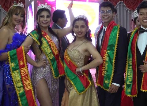 Ganadores Miss y Míster Plurinacional 2026 (Foto: Mediabol) 